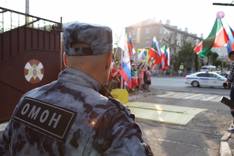 В Татарстане торжественно встретили сотрудников Росгвардии – участников специальной военной операции