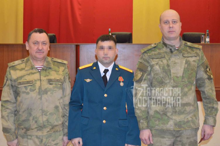 Росгвардейцам - участникам СВО вручили государственные награды в Казани