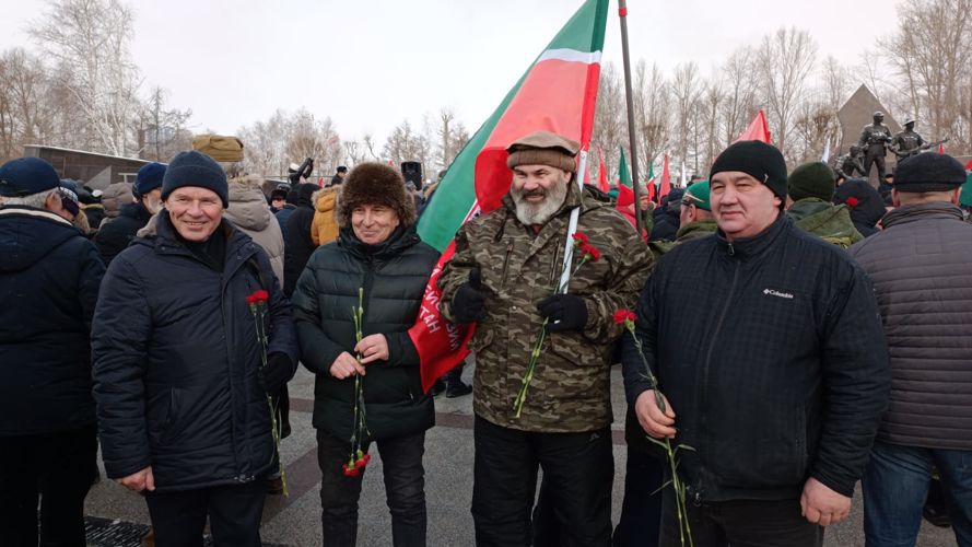 В Казани ветераны вневедомственной охраны Росгвардии стали участниками митинга, посвящённого 34-й годовщине вывода советских войск из Афганистана