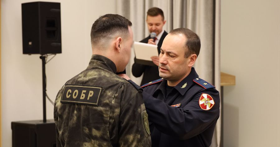 В Казани росгвардейцев поздравили с профессиональным праздником