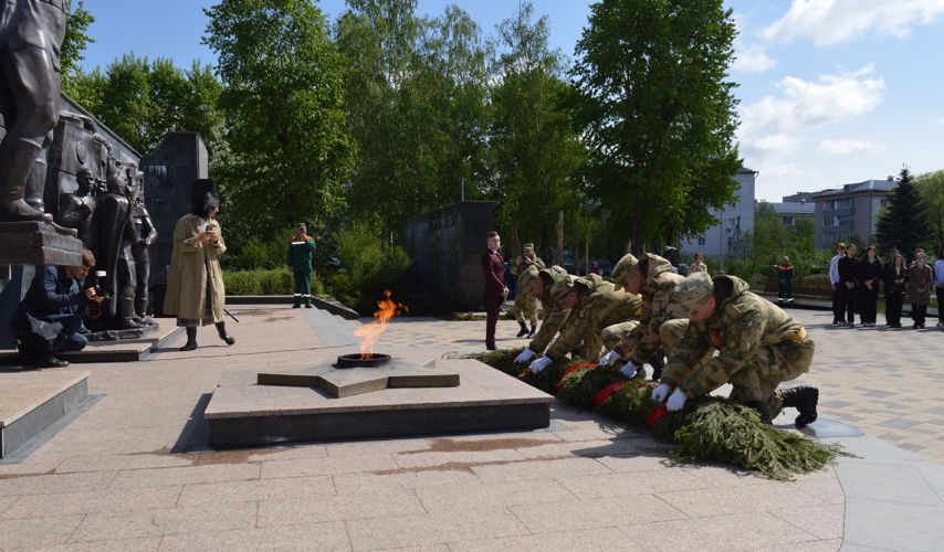 Военнослужащие казанского батальона по охране ВГО приняли участие в мероприятиях, посвященных 78 годовщине победы в ВОВ