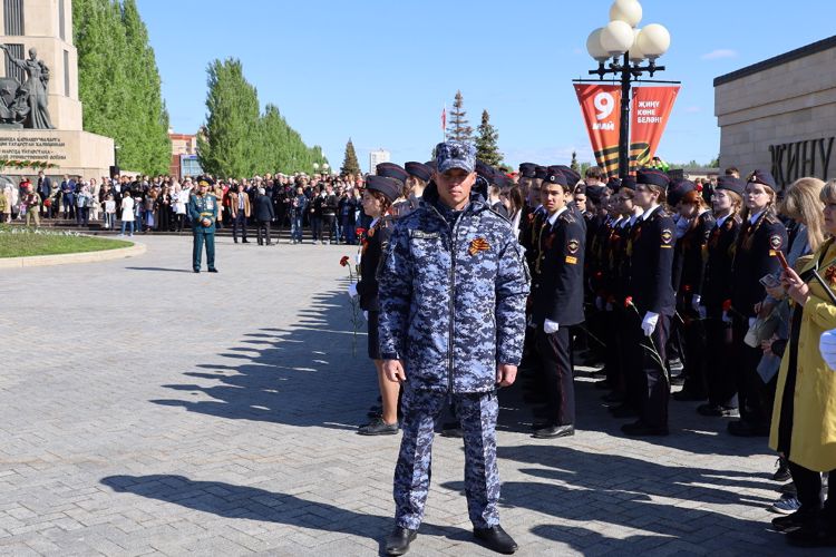 В Татарстане росгвардейцы приняли участие в обеспечении безопасности празднования Дня Великой Победы