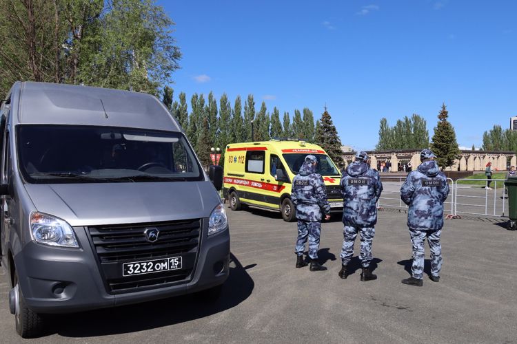 В Татарстане росгвардейцы приняли участие в обеспечении безопасности празднования Дня Великой Победы