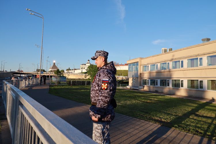 В Татарстане росгвардейцы приняли участие в обеспечении безопасности празднования Дня Великой Победы