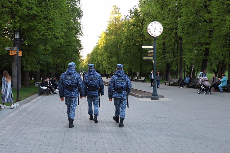 В Татарстане росгвардейцы приняли участие в обеспечении безопасности празднования Дня Великой Победы
