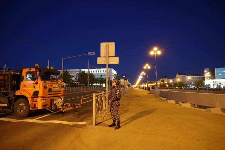 В Татарстане росгвардейцы приняли участие в обеспечении безопасности празднования Дня Великой Победы