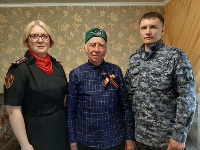 Сотрудники вневедомственной охраны Росгвардии в Татарстане проводят мероприятия к 78-й годовщине Победы в Великой Отечественной войне