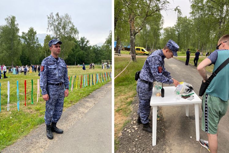В столице Татарстана росгвардейцы выполнили задачи по обеспечению безопасности во время проведения Сабантуя