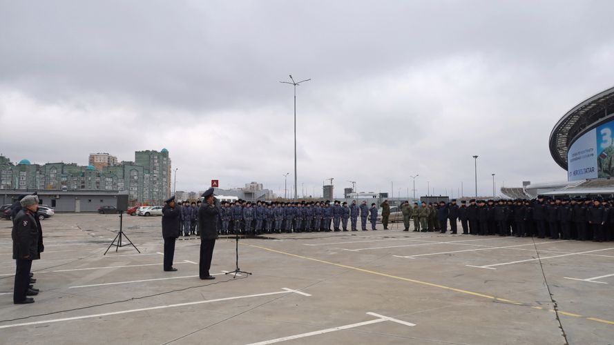 В Казани росгвардейцы приняли участие в обеспечении правопорядка во время проведения футбольного матча Российской премьер-лиги