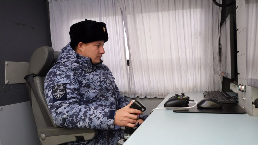В Казани росгвардейцы приняли участие в обеспечении правопорядка во время проведения футбольного матча Российской премьер-лиги
