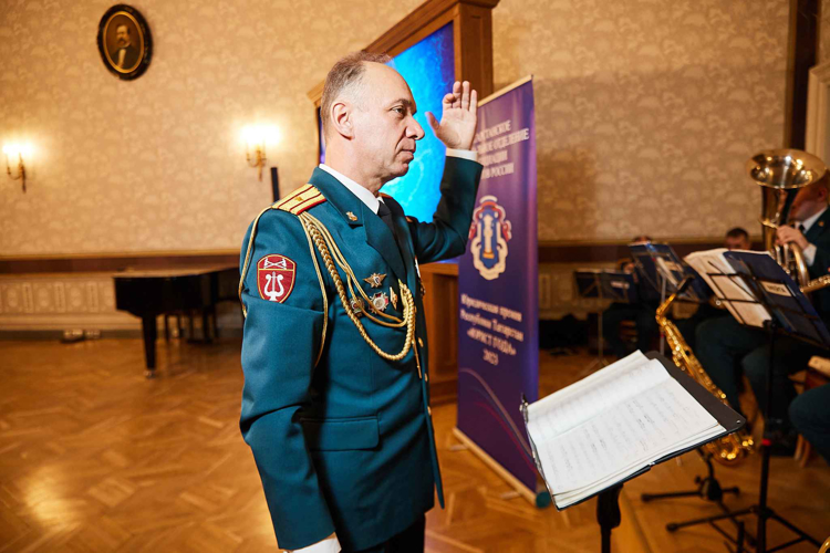 Военный оркестр казанского полка Росгвардии выступил на церемонии вручения престижной юридической премии в Казани