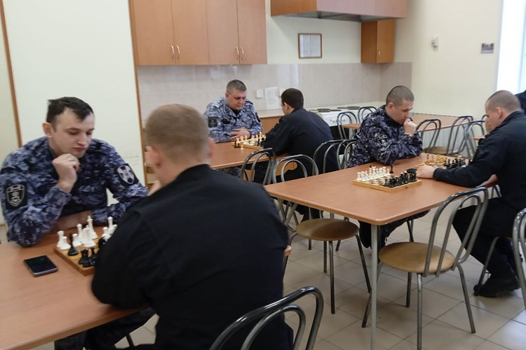 Чемпионат по шахматам среди татарстанских сотрудников Росгвардии прошёл в Казани