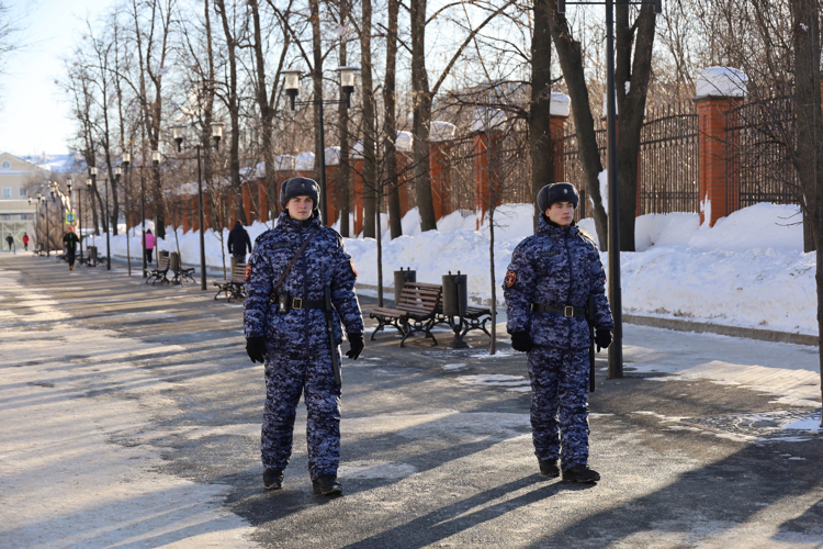 Росгвардия продолжает выполнять задачи по обеспечению безопасности «Игр будущего» в Казани