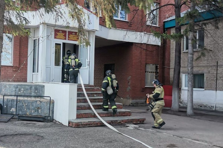 В ОВО по Альметьевскому району Татарстана Росгвардии прошла плановая  пожарно-тактическая тренировка 