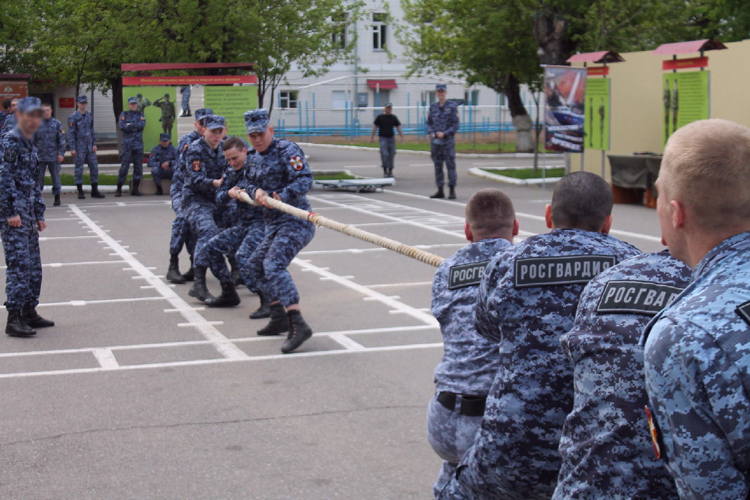 В казанском полку Росгвардии провели спортивный праздник, посвящённый Дню весны и труда