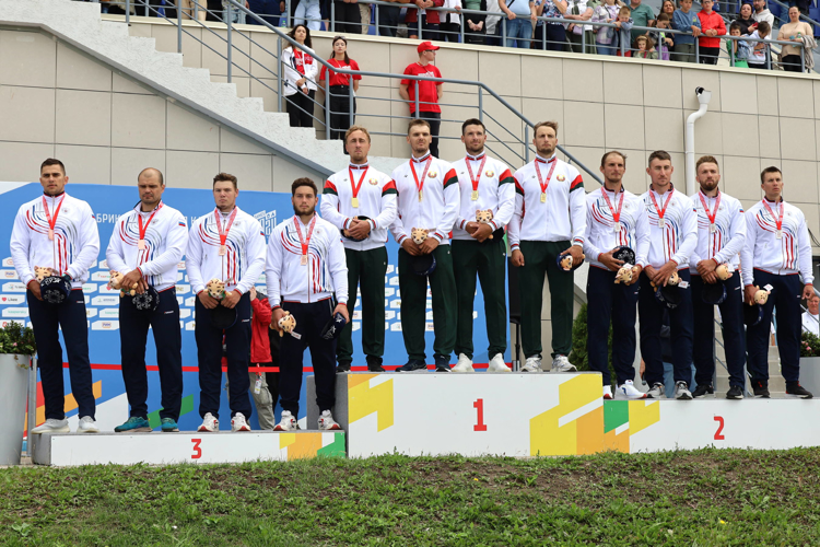 Спортсмены из Росгвардии завоевали пять медалей в финальный день соревнований по гребле на байдарках и каноэ спортивных Игр БРИКС в Казани