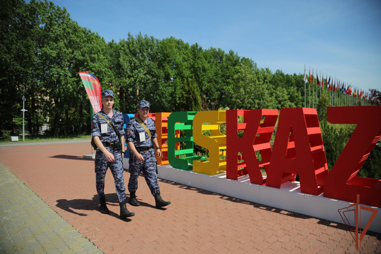 Росгвардия выполнила задачи по обеспечению безопасности Международного мультиспортивного мероприятия «Спортивные игры стран БРИКС» в Казани