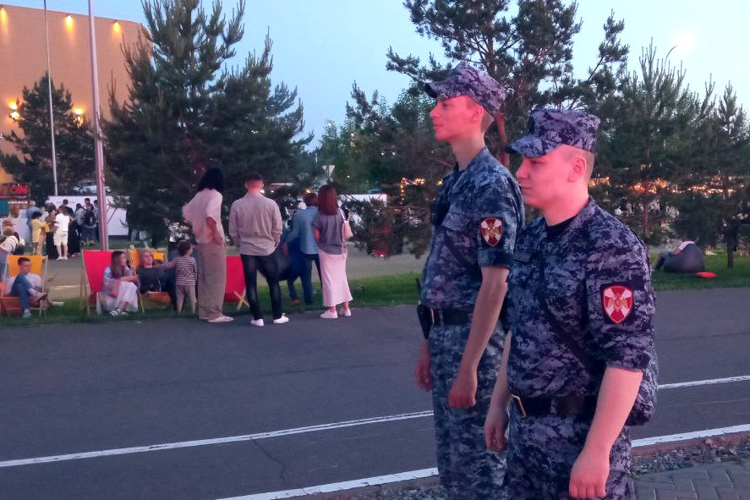 В Татарстане росгвардейцы выполнили задачи по обеспечению безопасности празднования дня образования города Иннополиса