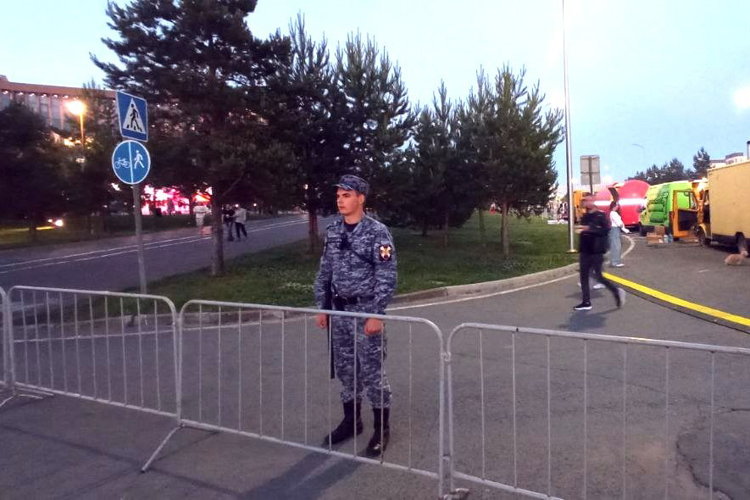 В Татарстане росгвардейцы выполнили задачи по обеспечению безопасности празднования дня образования города Иннополиса