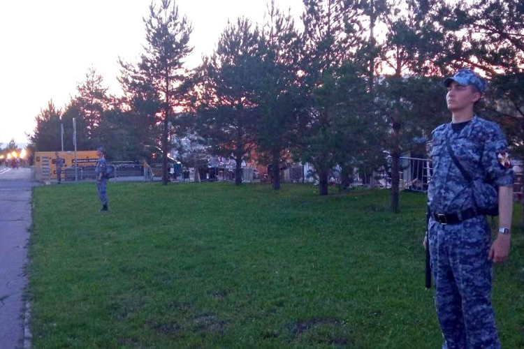 В Татарстане росгвардейцы выполнили задачи по обеспечению безопасности празднования дня образования города Иннополиса
