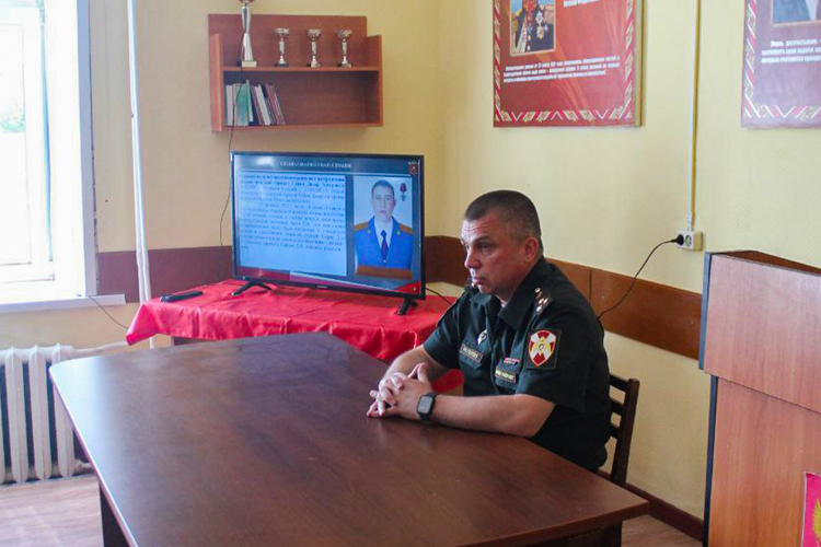 Офицеры казанского полка Росгвардии встретились с доцентом Военного университета Министерства обороны Российской Федерации