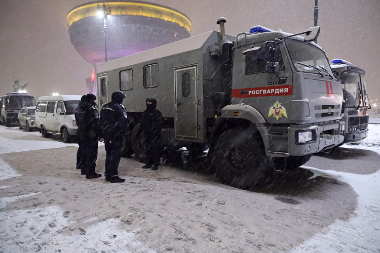 В Татарстане Росгвардия выполнила задачи по охране общественного порядка в новогоднюю ночь