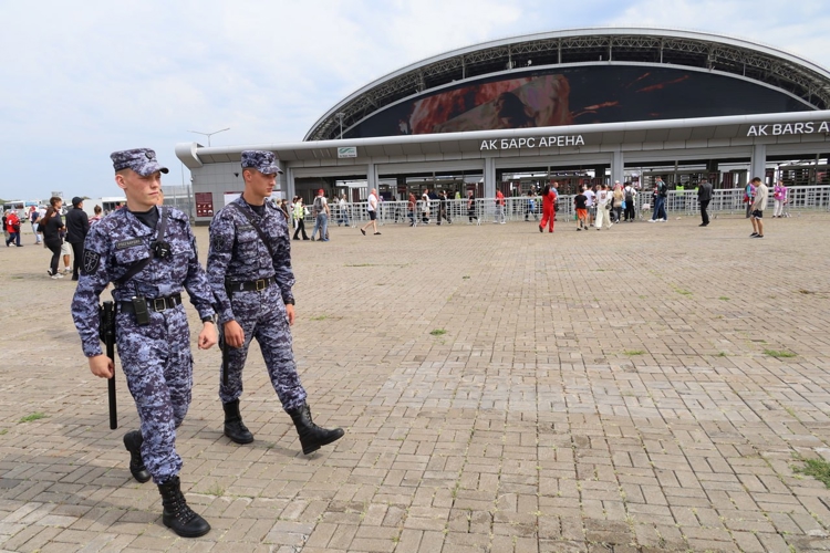 В Казани Росгвардия приняла участие в обеспечении безопасности футбольного матча между «Рубином» и «Спартаком»