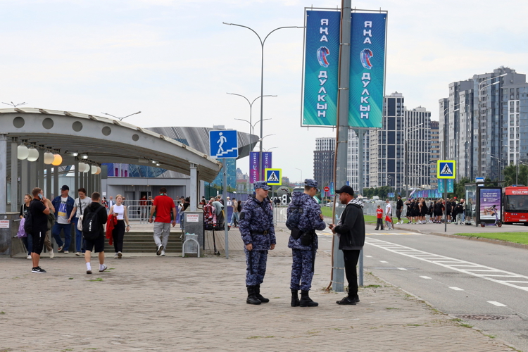В Казани Росгвардия приняла участие в обеспечении безопасности футбольного матча между «Рубином» и «Спартаком»