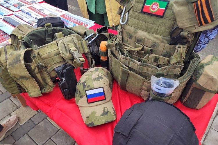 В Нижнекамске провёл работу мобильный агитационный пункт Управления Росгвардии по Республике Татарстан 
