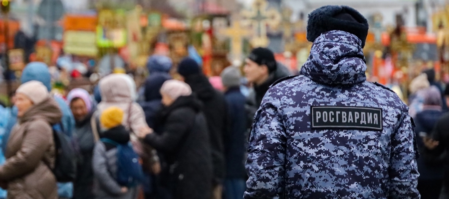 В Казани Росгвардия приняла участие в обеспечении безопасности крестного хода