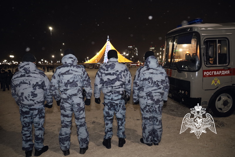 В Татарстане Росгвардия выполнила задачи по охране общественного порядка в новогоднюю ночь