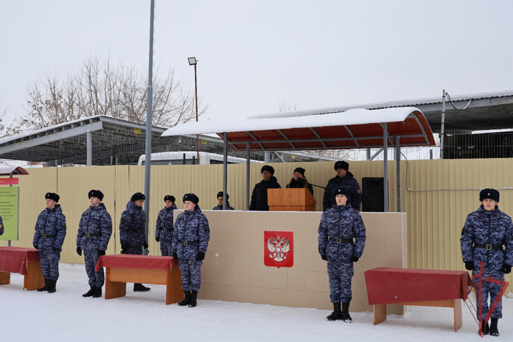 В Казани новое пополнение полка Росгвардии приняло военную присягу