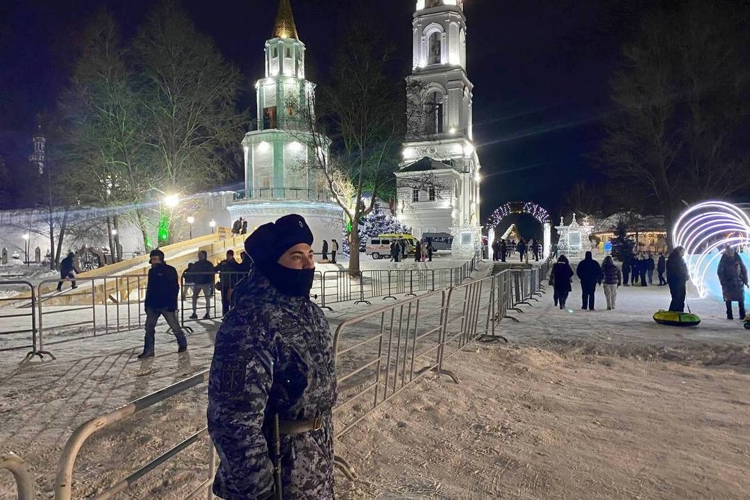 В Татарстане Росгвардия приняла участие в обеспечении безопасности празднования Крещения Господня