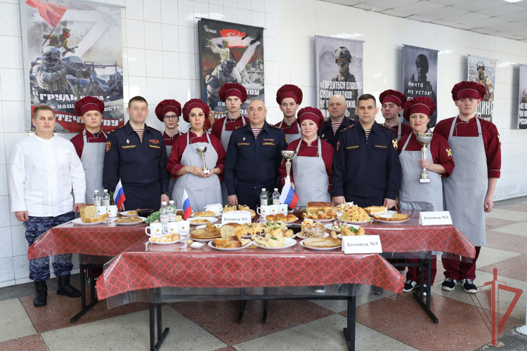 В Казанском специальном моторизованном полку Росгвардии состоялся конкурс профессионального мастерства среди военных поваров