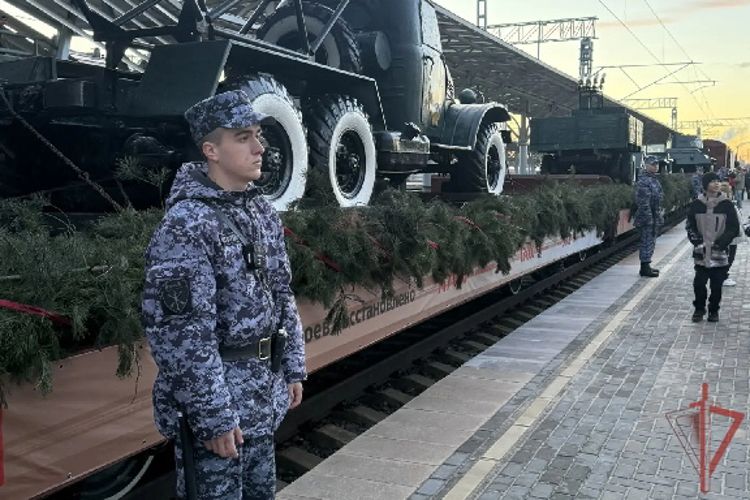 В Казани росгвардейцы выполнили задачу по обеспечению безопасности «Поезда Победы»