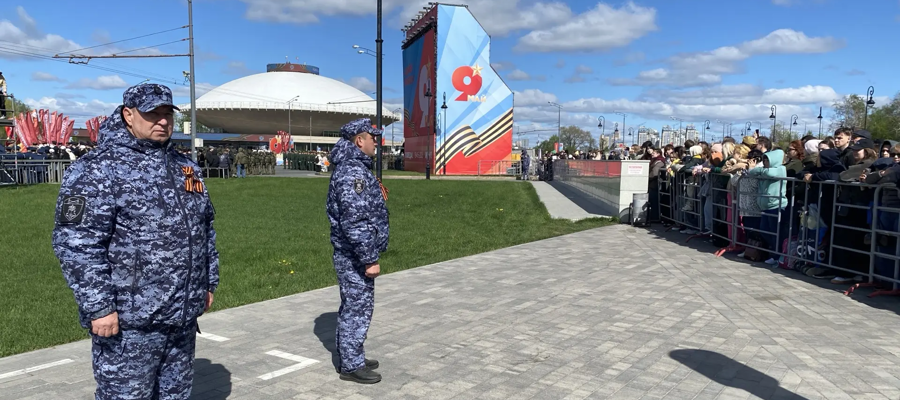 В Татарстане росгвардейцы выполнили задачи по обеспечению безопасности празднования Дня Победы